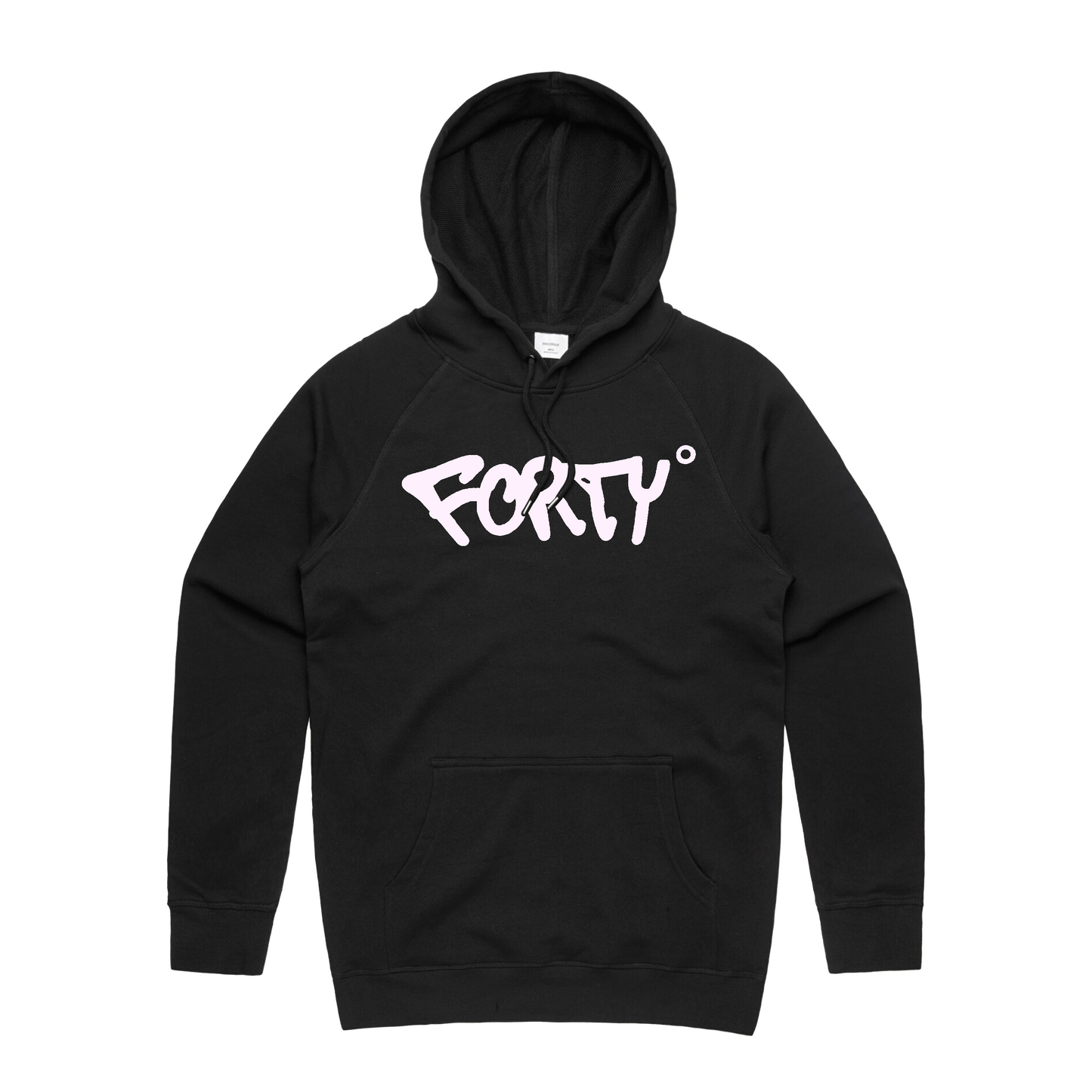 Logo Hood Black (Pink)